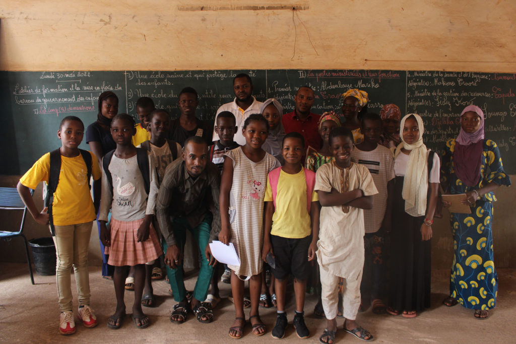 Els membres del Consell Infantil creat per Djouma a Mali